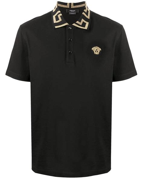 versace shirts mens polo|Versace long sleeves polo shirts.